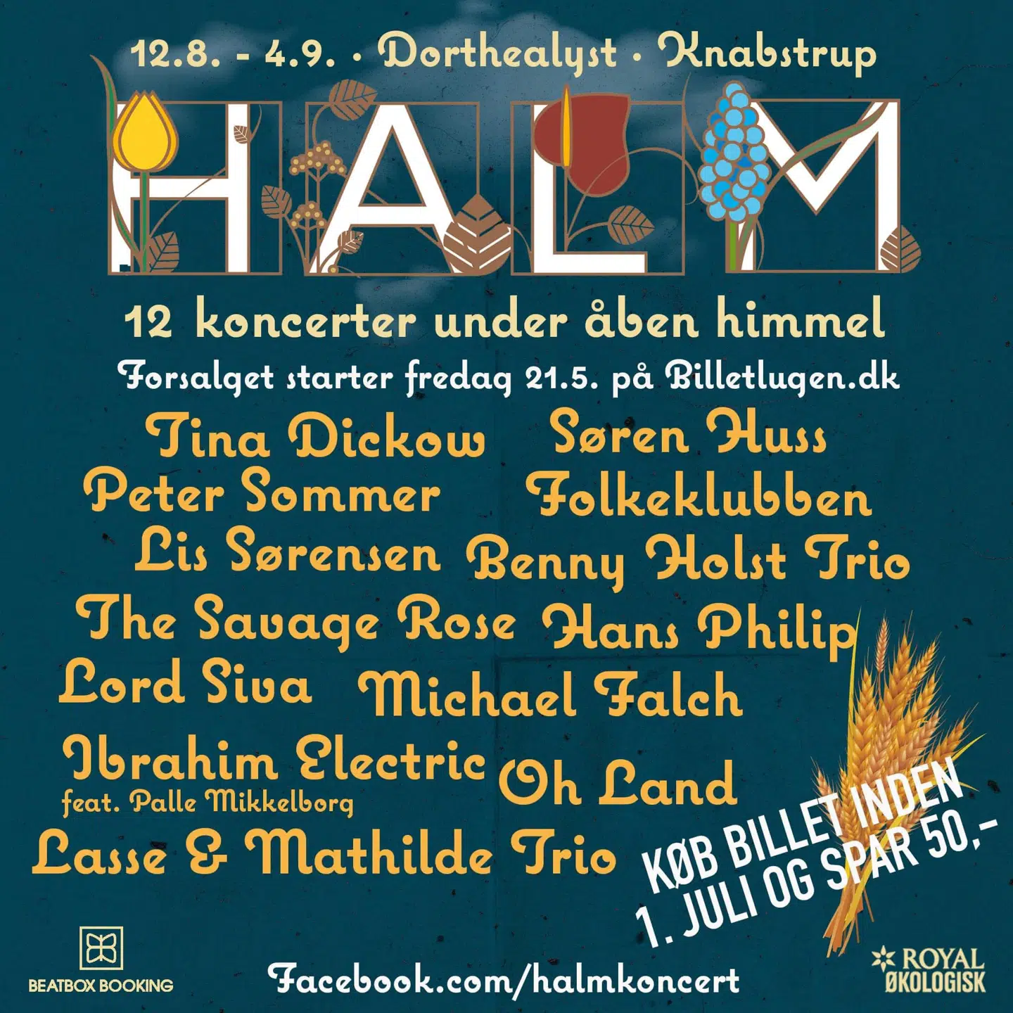 Således så programmet for Halm Koncerts nu stort set aflyste koncertrække ud.