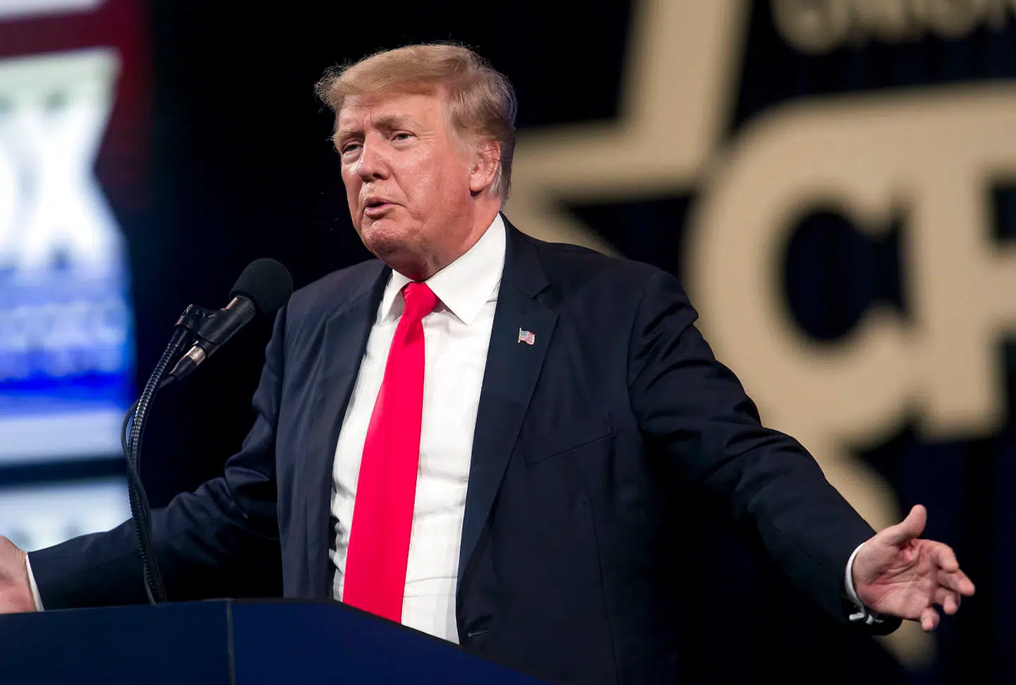 Donald Trump talte selv for nylig ved det republikanske konvent CPAC.