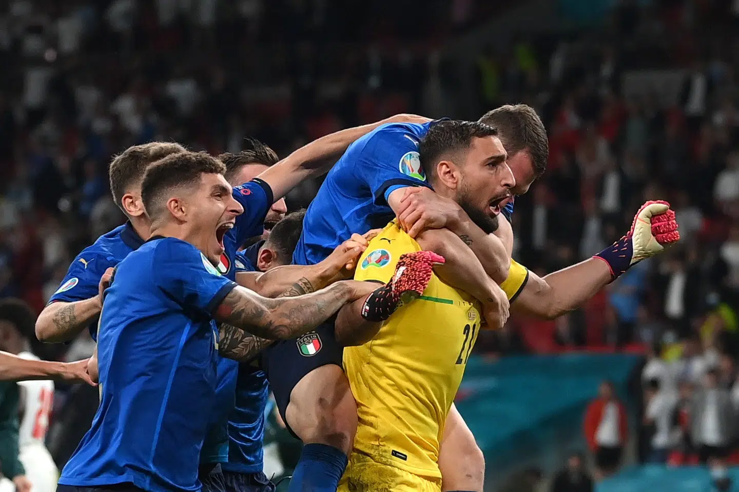 Gianluigi Donnarumma er blevet kåret til hele EM-turneringens bedste spiller. Laurence Griffiths/Reuters