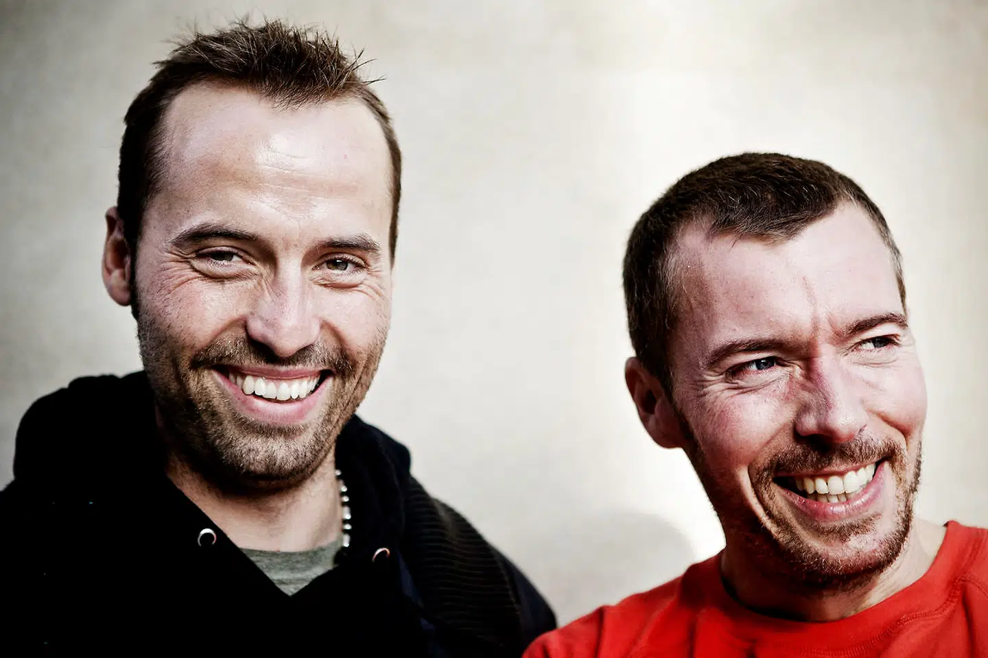 Torben Chris og Thomas Hartmann turnerer i efteråret med showet 'Mens Room 4 – Mega Men'. Her håber de på en anelse flere tilskuere.