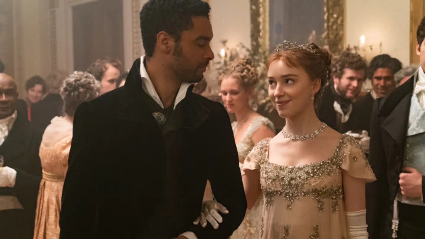 Scene fra Netflix-serien 'Bridgerton'