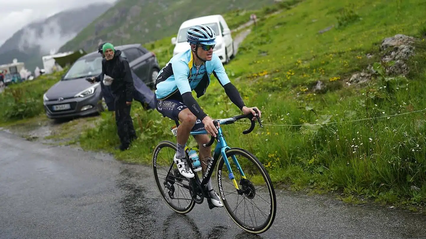 Jakob Fuglsang på 9. etape af årets Tour de France.
