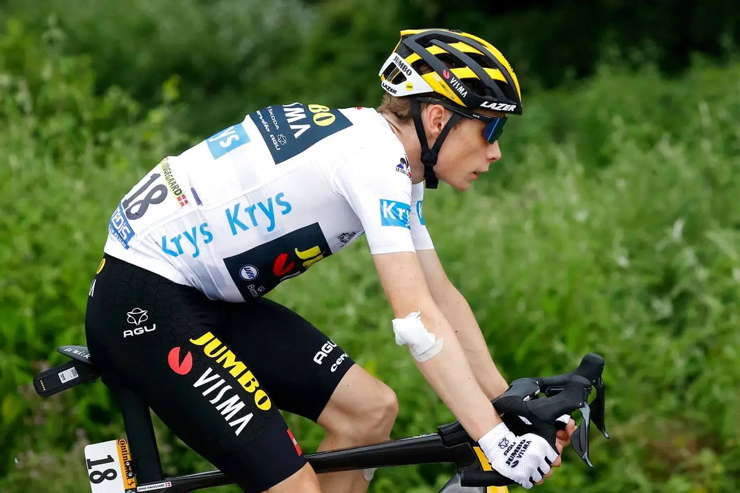 Jonas Vingegaard er pludselig blevet Jumbo-Vismas klassementhåb i årets Tour de France, efter stjernen Primoz Roglic udgik.