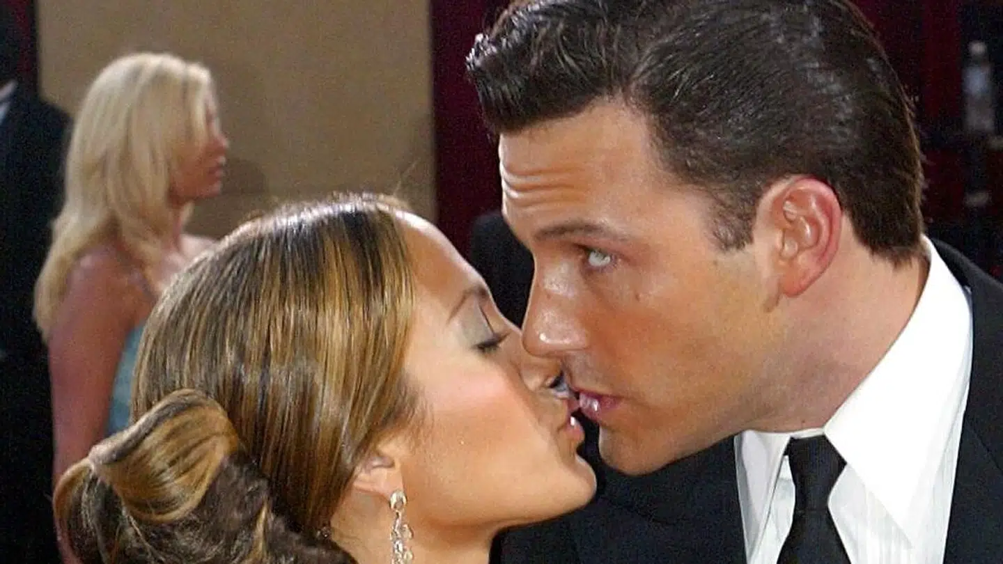 Ben Affleck og Jennifer Lopez til Oscar-festen i 2003.