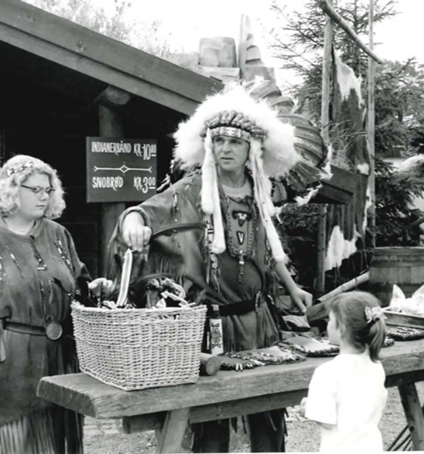 Billedet her er fra Høvding Langøres første sæson i Legoland, i 1985.