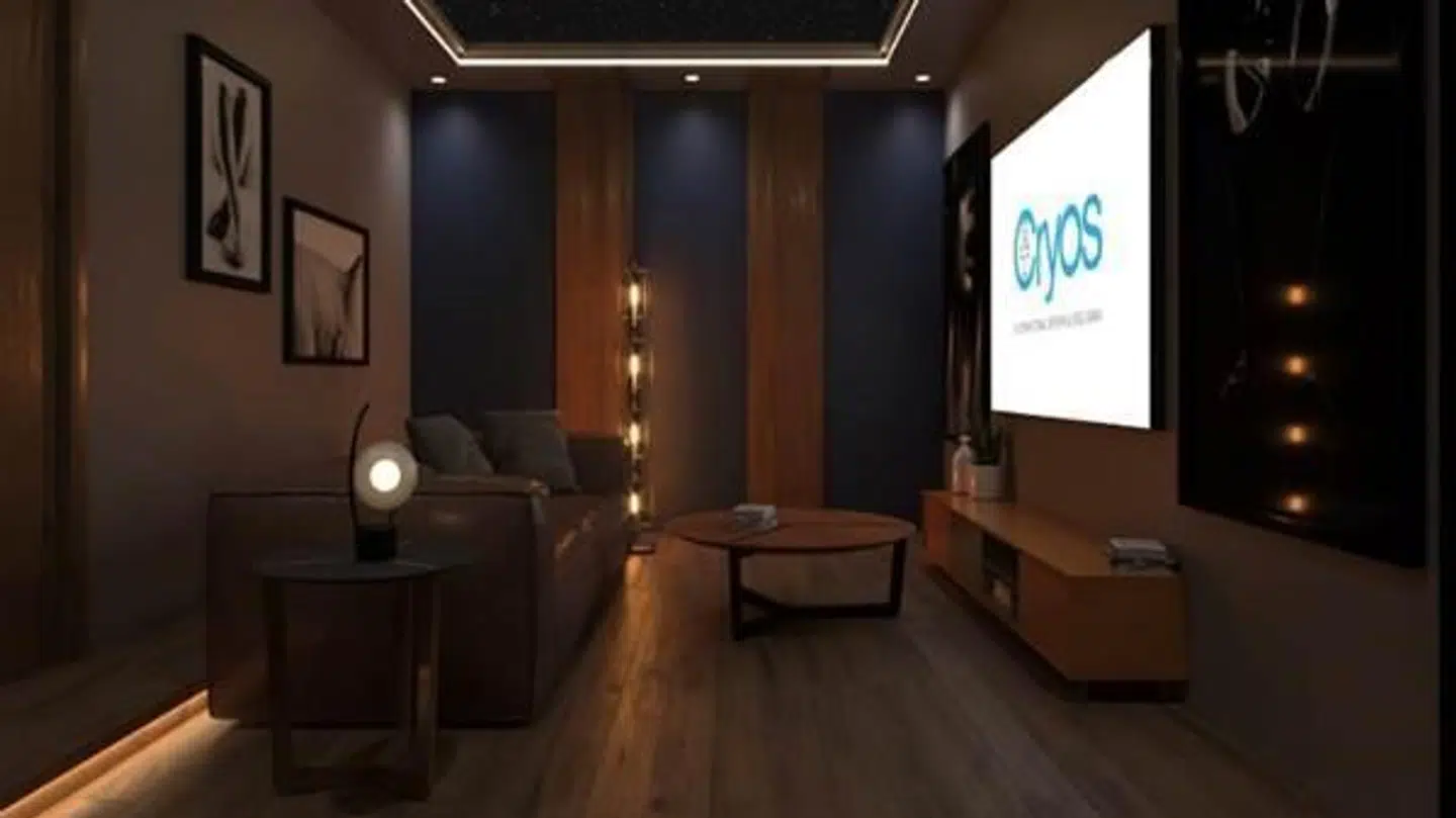 Her ses indretningen i det virtuelle univers. Foto: Cryos.