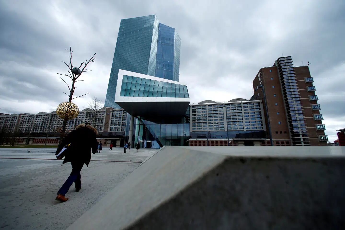 Den Europæiske Centralbank, ECB, har hovedkvarter i den tyske finansby Frankfurt. (Arkivfoto) Ralph Orlowski/Reuters