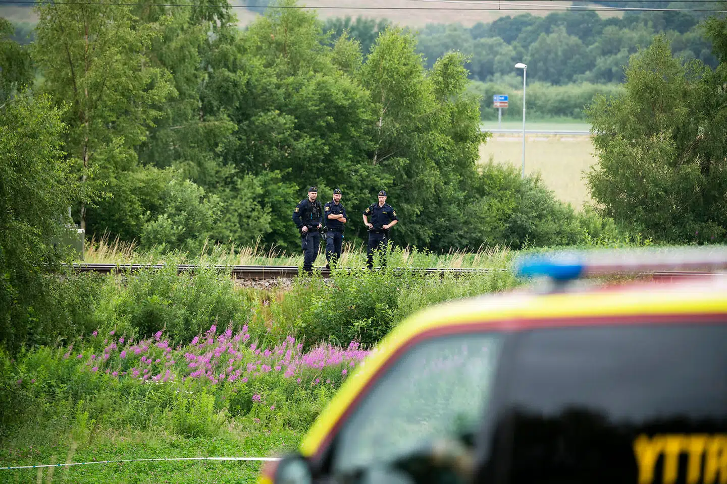 Ulykken skete i Tormestorp, syd for Hässleholm.