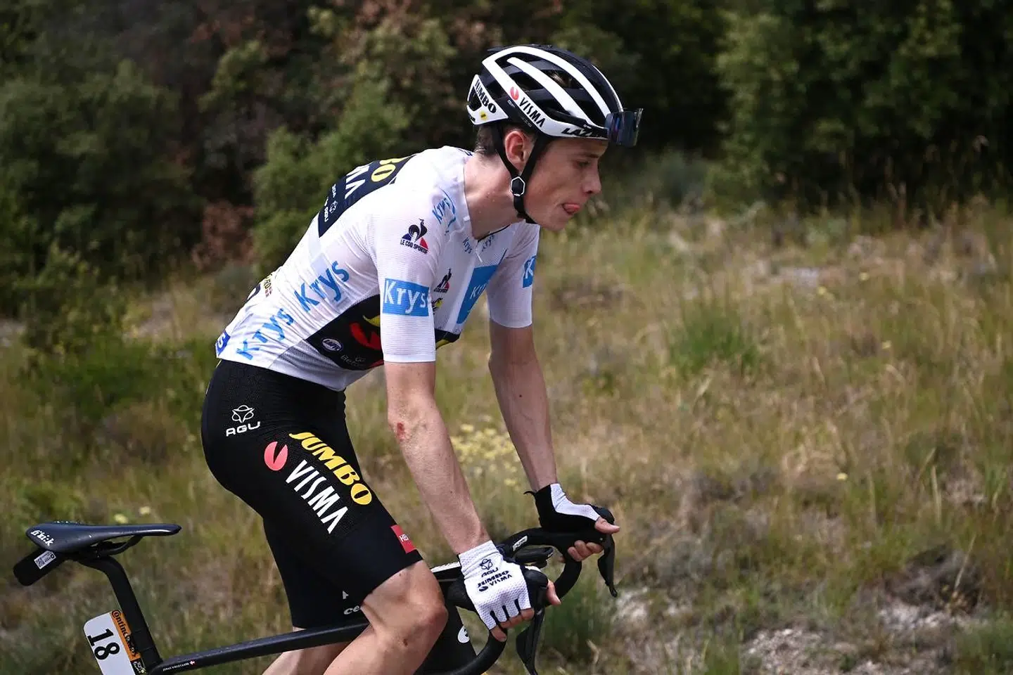 Jonas Vingegaard var fuldstændig flyvende på onsdagens etape.