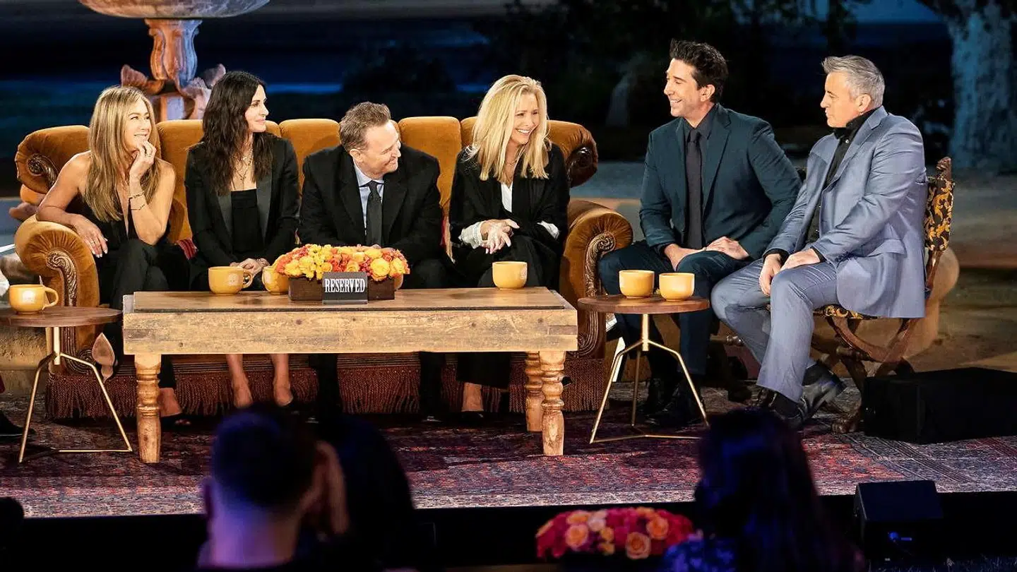 Alle 'Venner'-stjernerne under 'Friends: The Reunion'.