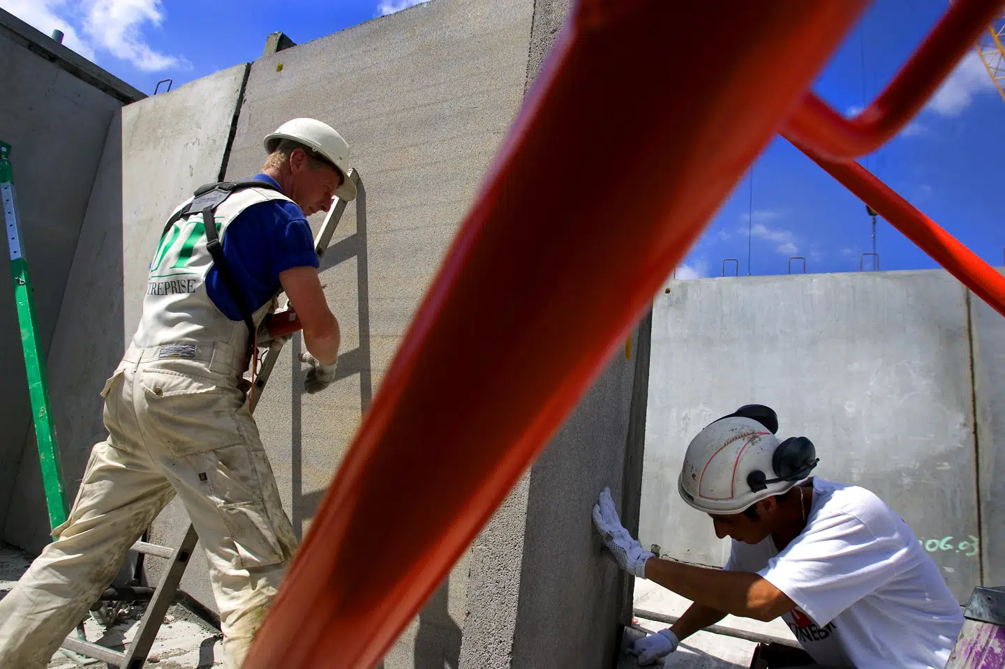 Inden for blandt andet byggeriet er der lige nu efterspørgsel på medarbejdere, viser jobopslag hos Jobindex. (Arkivfoto) Søren Bidstrup/Ritzau Scanpix