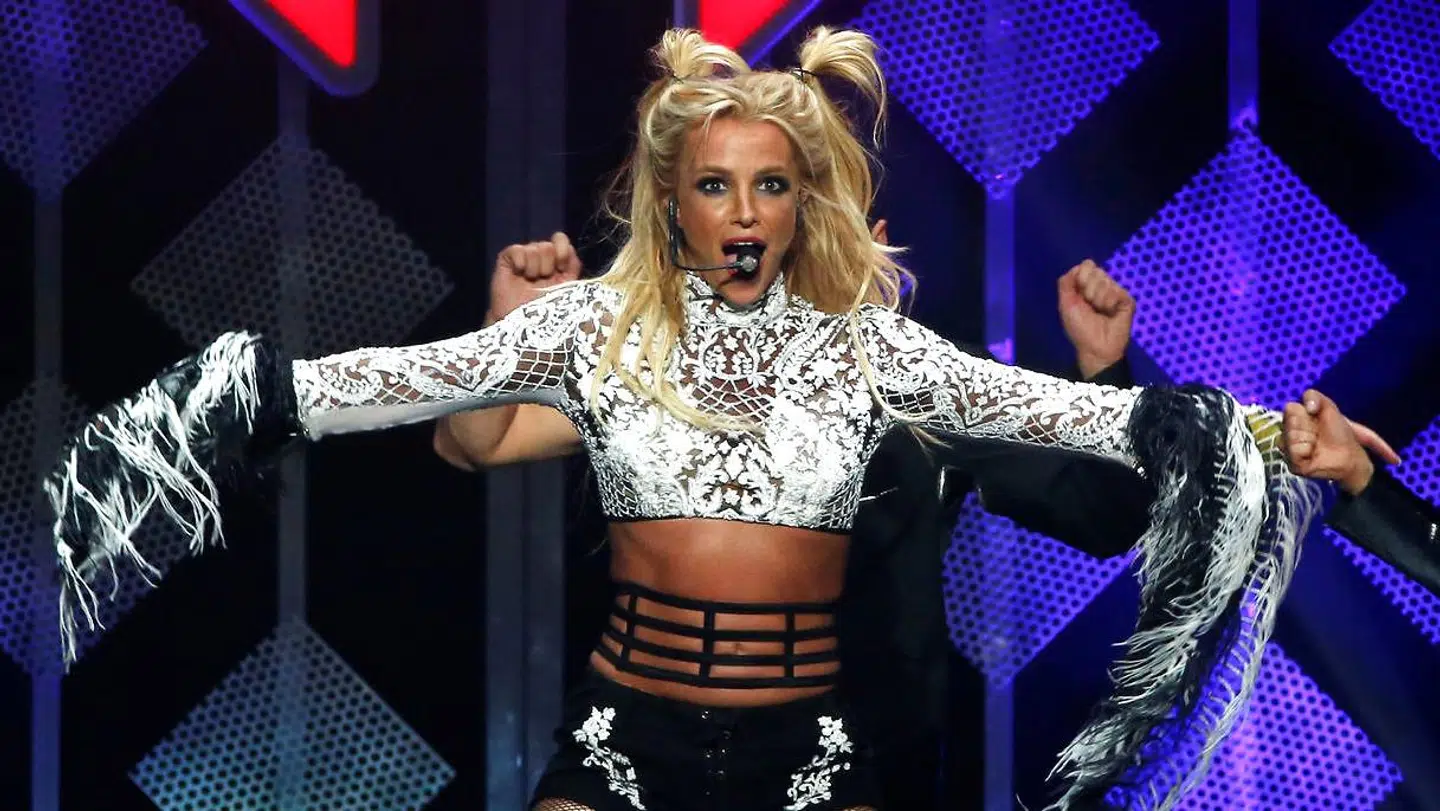 Britney Spears ses her under en optræden i 2016.