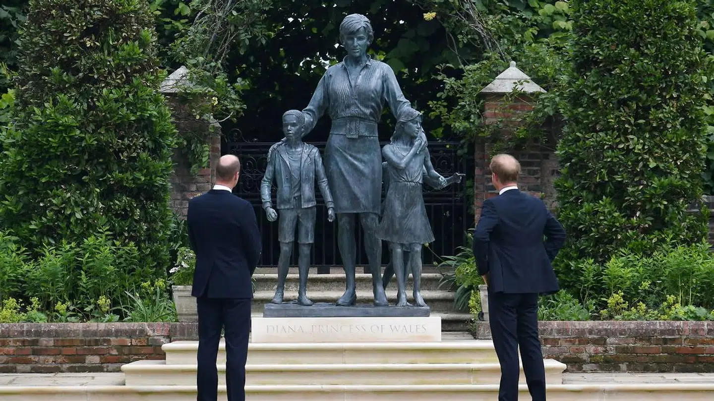 Det lignede næsten, at William og Harry havde lagt striden bag sig.