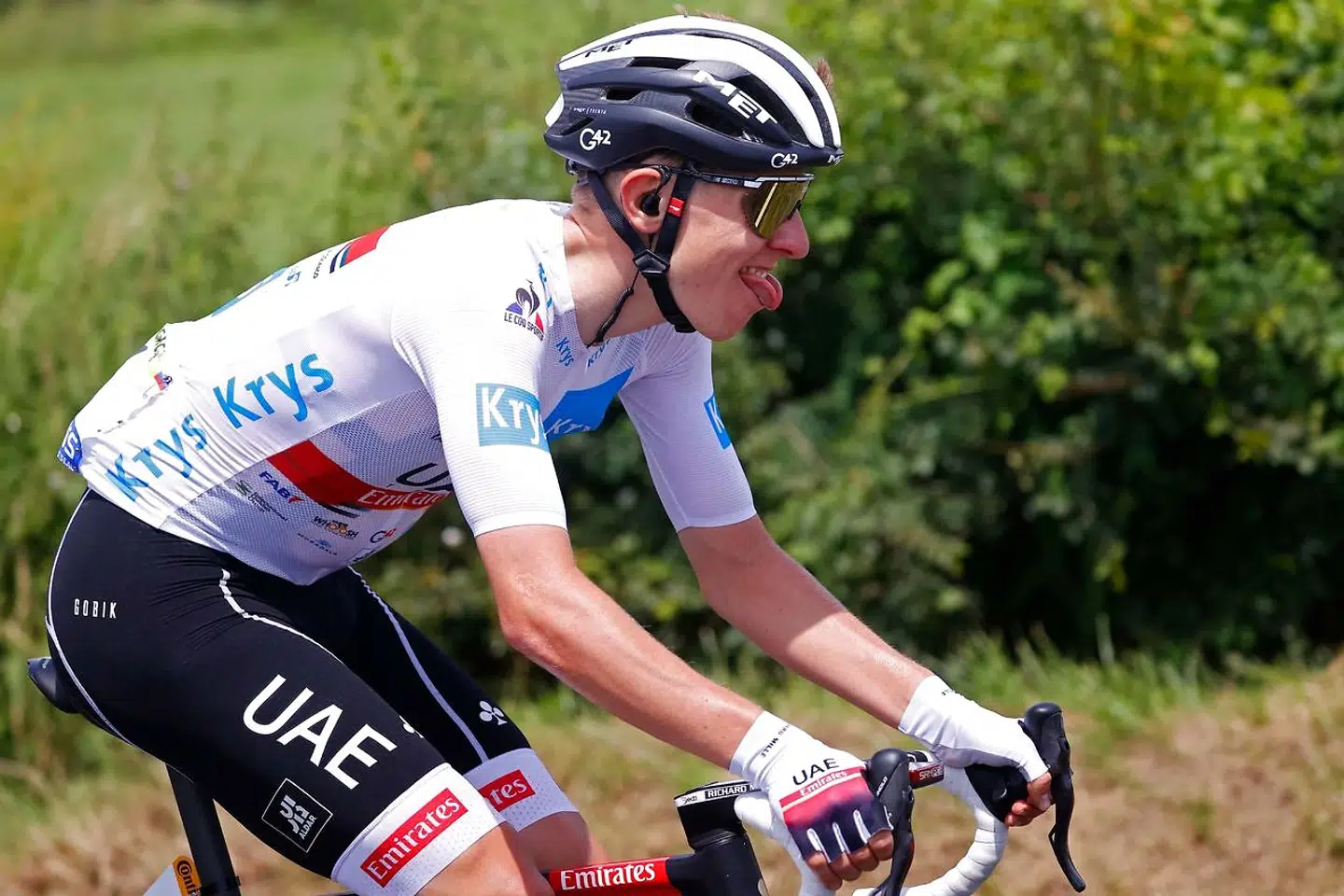 Tadej Pogacar er på en anden planet.