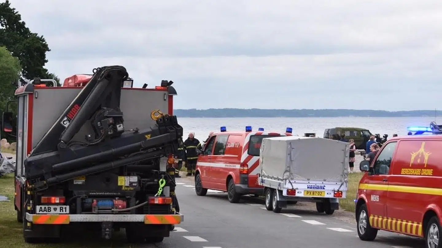 To mænd i havsnød ved Aabenraa.