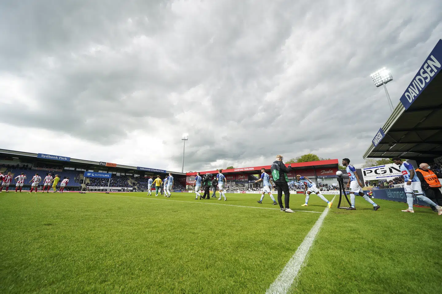 Sønderjyske blev nummer otte i Superligaen i den forgangne sæson. (Arkivfoto) Frank Cilius/Ritzau Scanpix