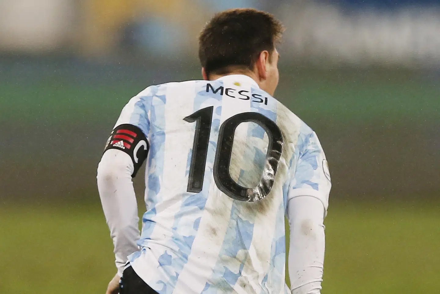 Lionel Messi er i disse dage i gang med Copa America sammen med det argentinske fodboldlandshold. Imens er der stor tvivl om fremtiden på klubholdet FC Barcelona, som torsdag ikke længere har Messi på kontrakt. Rodolfo Buhrer/Reuters