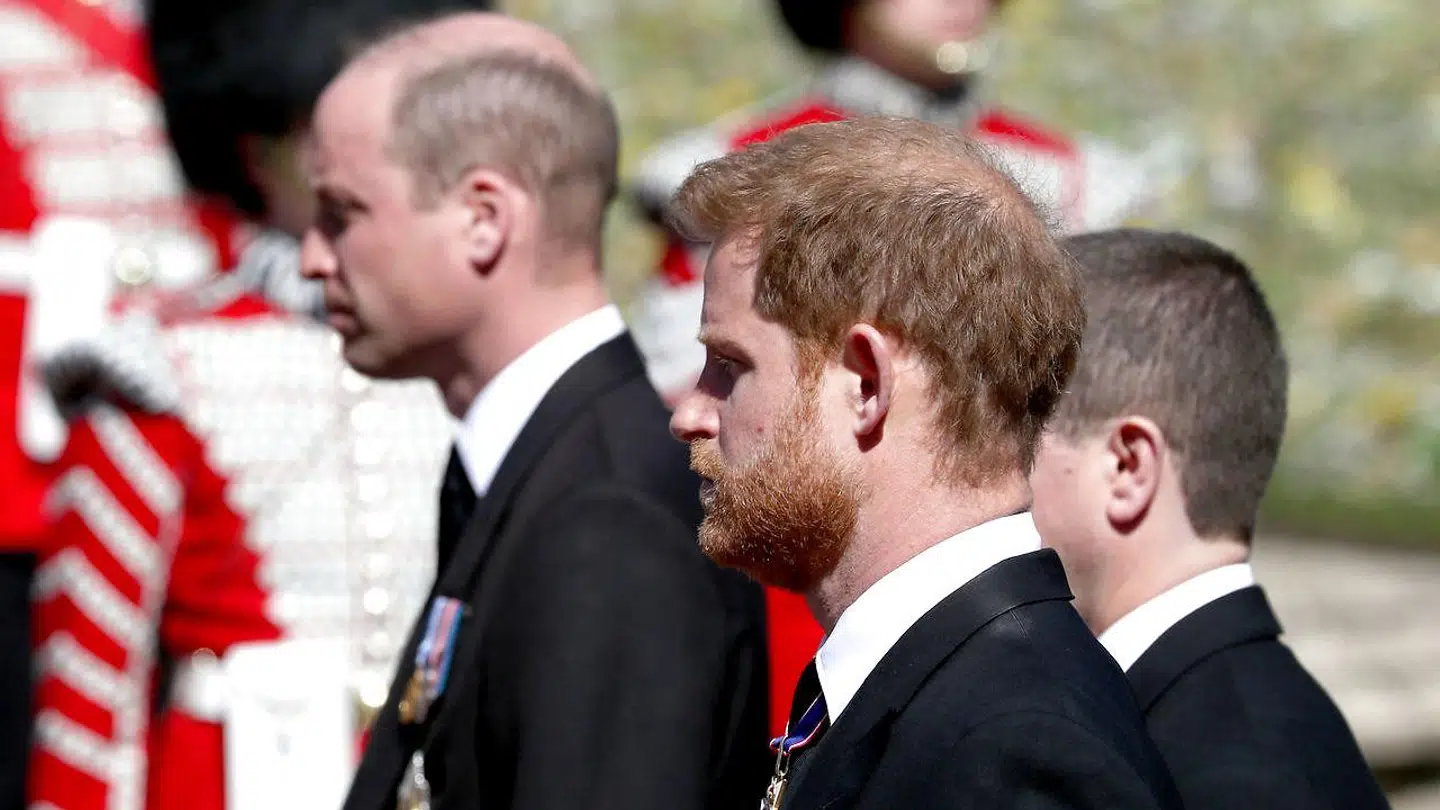 Prins Phillips begravelse i St. George's kapel på Windsor Castle den 17. april 2021.