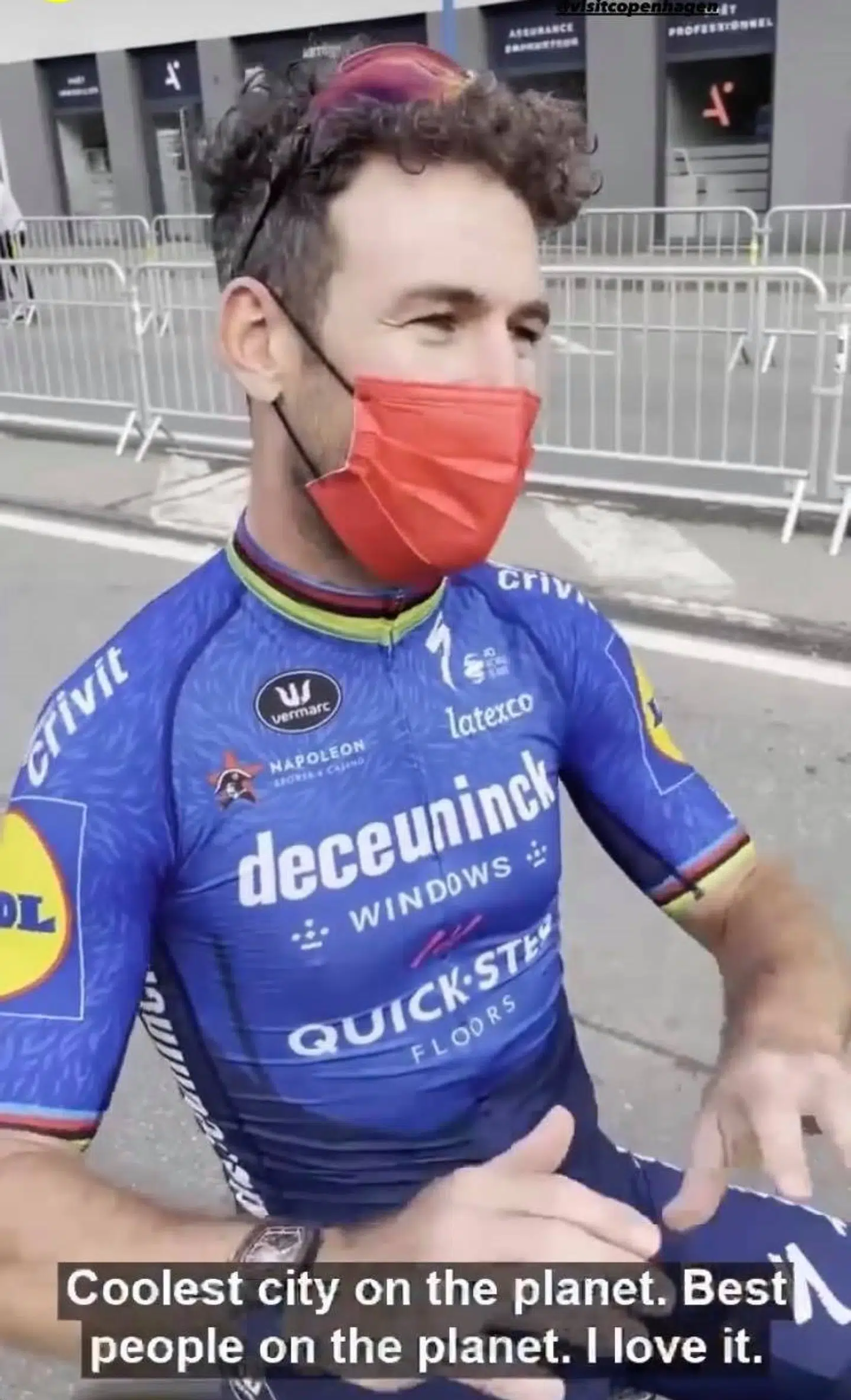 Mark Cavendish sender stor ros til Danmark.