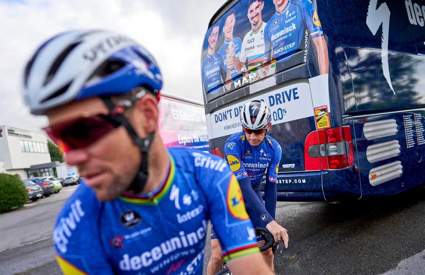 Mark Cavendish (forrest) og Michael Mørkøv (i baggrunden) har ikke kørt særlig mange løb sammen.