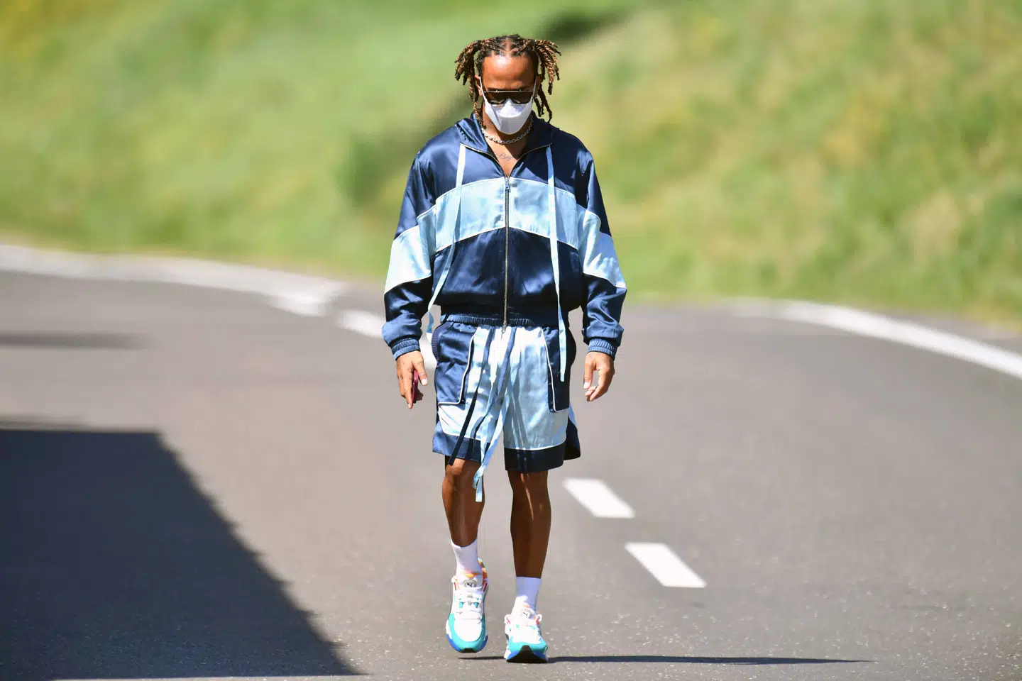 En desillusioneret Lewis Hamilton på Red Bull Ring.