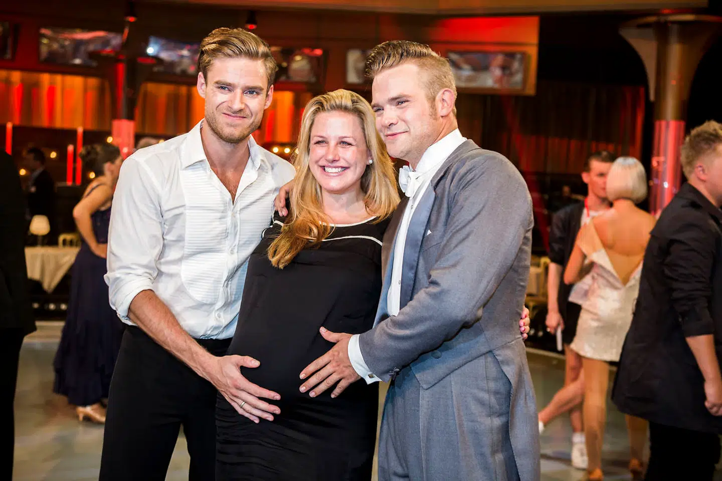 Her ses Louise Mahnkopf, Johannes Nymark og Silas Holst.
