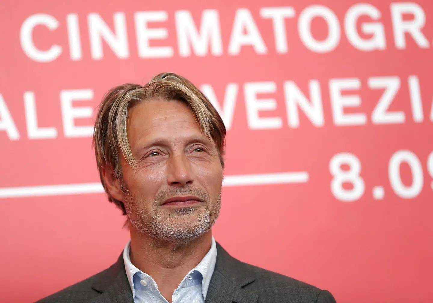 FILE PHOTO: The 75th Venice International Film Festival - Photocall for the film "At Eternity's Gate" competing in the Venezia 75 section - Venice, Italy, September 3, 2018. Actor Mads Mikkelsen. REUTERS/Tony Gentile/File Photo