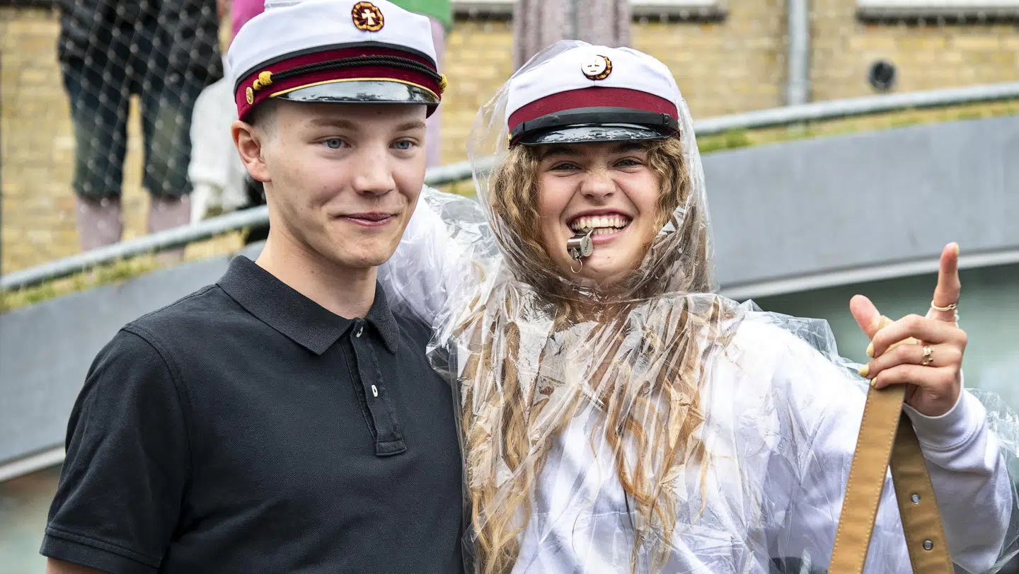 Prins Felix studenterkørsel Gammel Hellerup Gymnasium