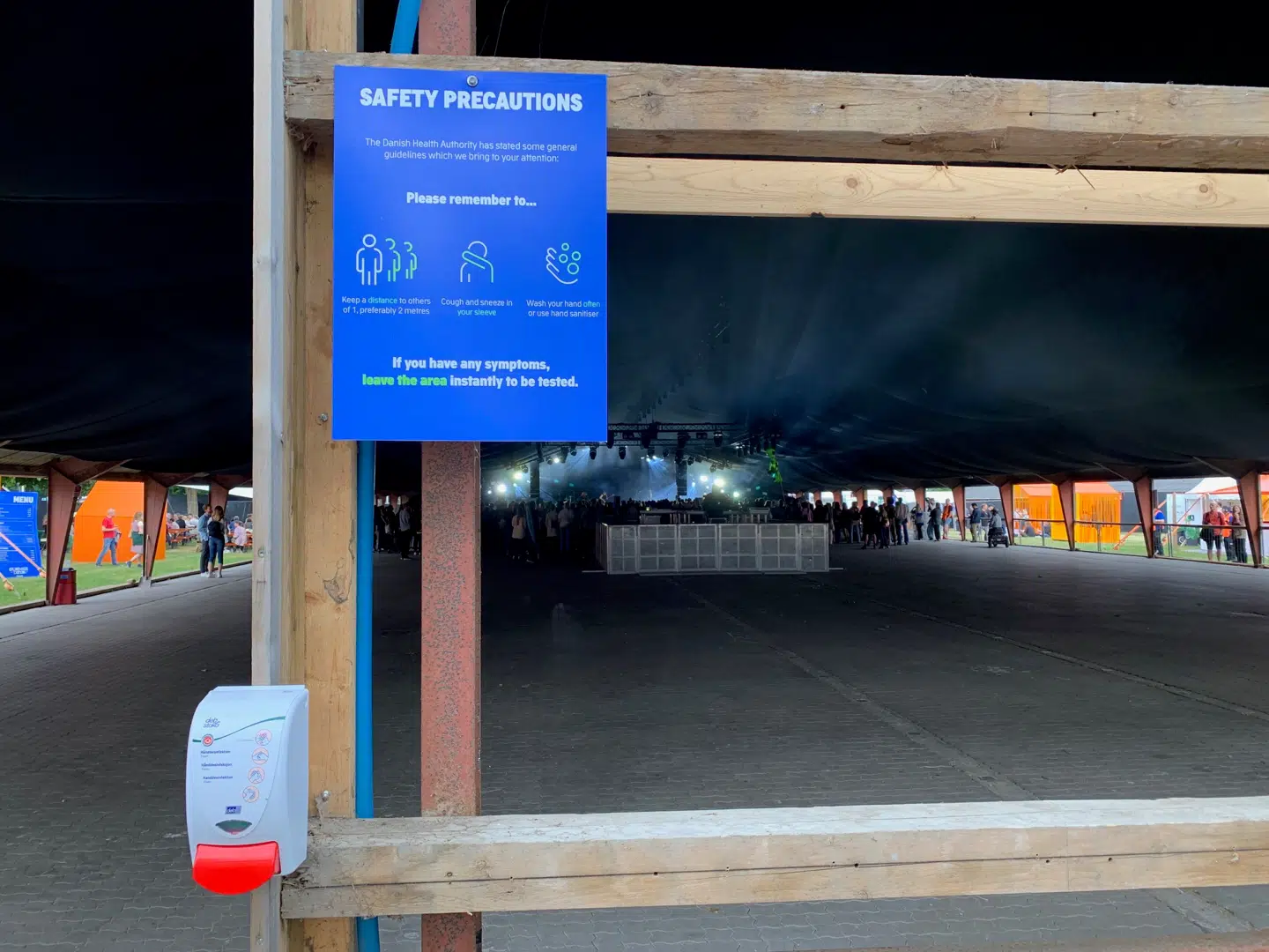 Corona-venlig festival.