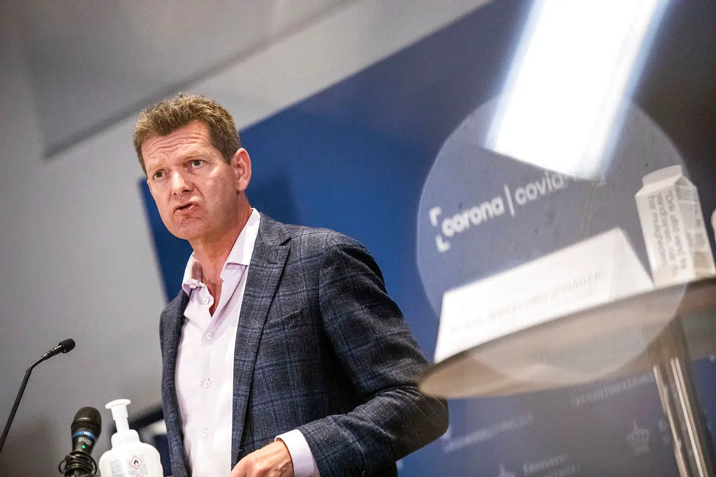 Sundhedsstyrelsen har fået en irettesættelse af sundhedsminister Magnus Heunicke. Her er det direktør Søren Brostrøm.