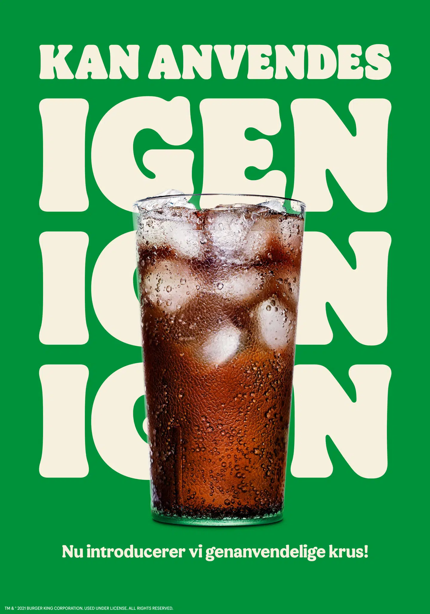 Burger King har droppet engangskrus og lancerer et drikkebærger, der kan genbruges.