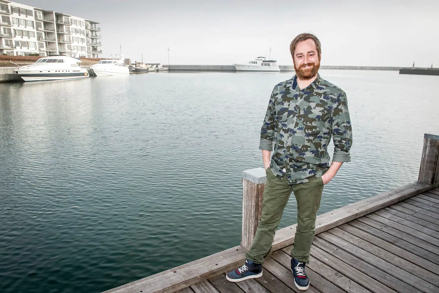 Gorm Wisweh under pressemøde på »Over Atlanten« på Restaurant Address i Hellerup fredag den 1. marts 2019. Tv programmet »Over Atlanten« har snart premiere på Kanal 5, hvor deltagerne krydser Atlanterhavet til de cirka 21 dage senere igen får fast jord under fødderne. (Foto: Mads Claus Rasmussen/Ritzau Scanpix)