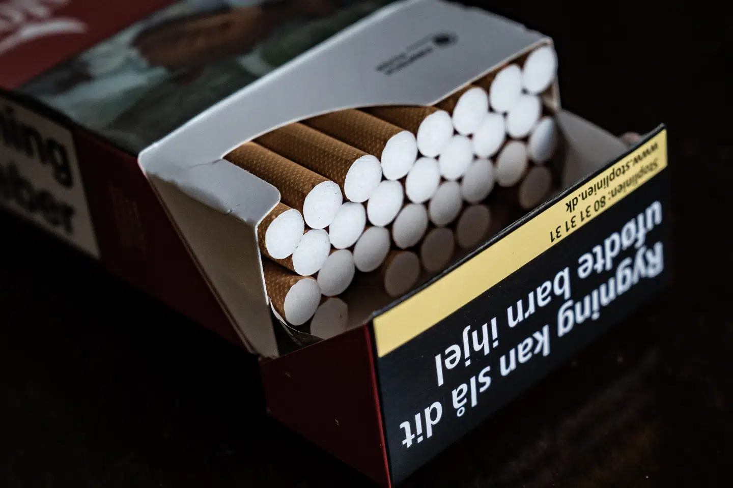 Salget af cigaretter er sidste år faldet, viser en opgørelse fra Danmarks Statistik. (Arkivfoto) Emil Helms/Ritzau Scanpix