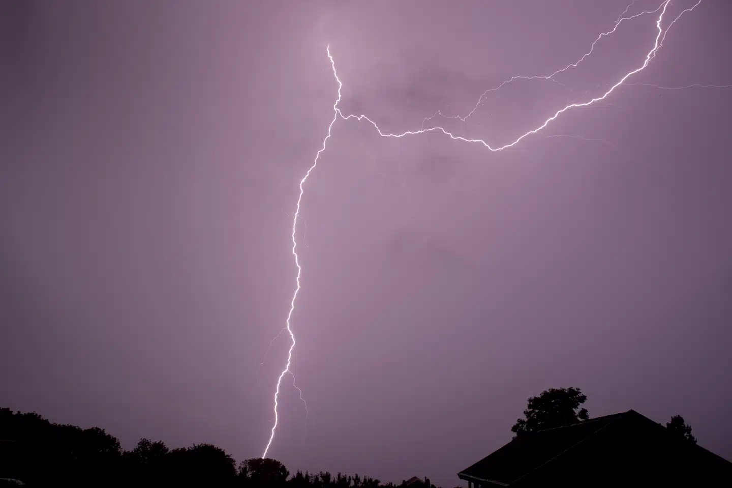 Der kan komme både torden og kraftigt nedbør lokalt søndag. Mads Claus Rasmussen/Ritzau Scanpix