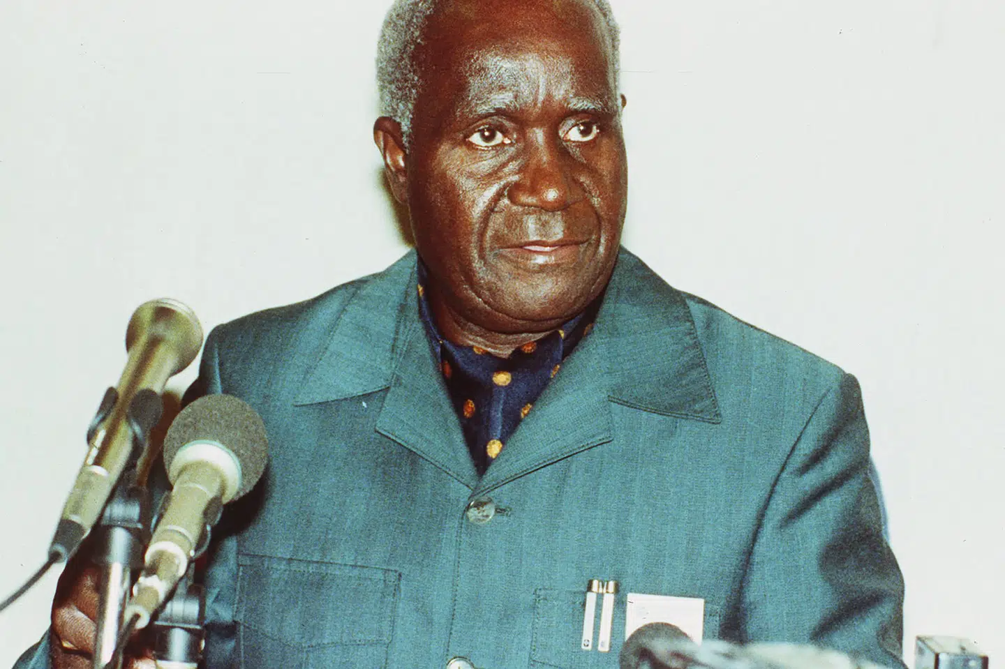 Zambias første præsident, Kenneth Kaunda, er død, 97 år. Kaunda var landets første præsident efter uafhængigheden fra Storbritannien og regerede fra 1964 til 1991. Uncredited/Ritzau Scanpix