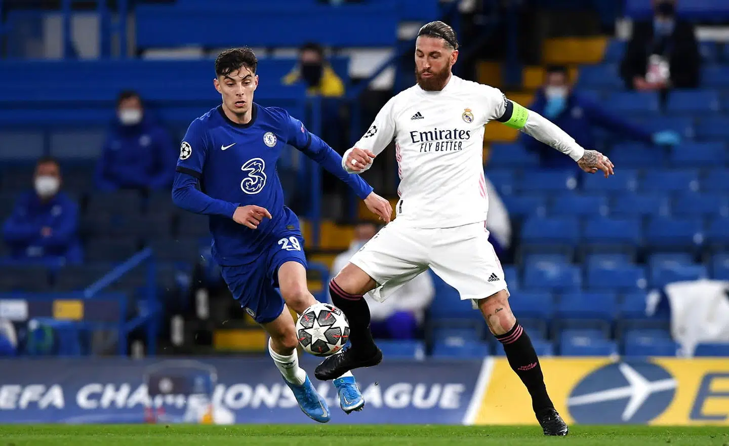 Sergio Ramos (th.) har spillet sin sidste kamp for Real Madrid.