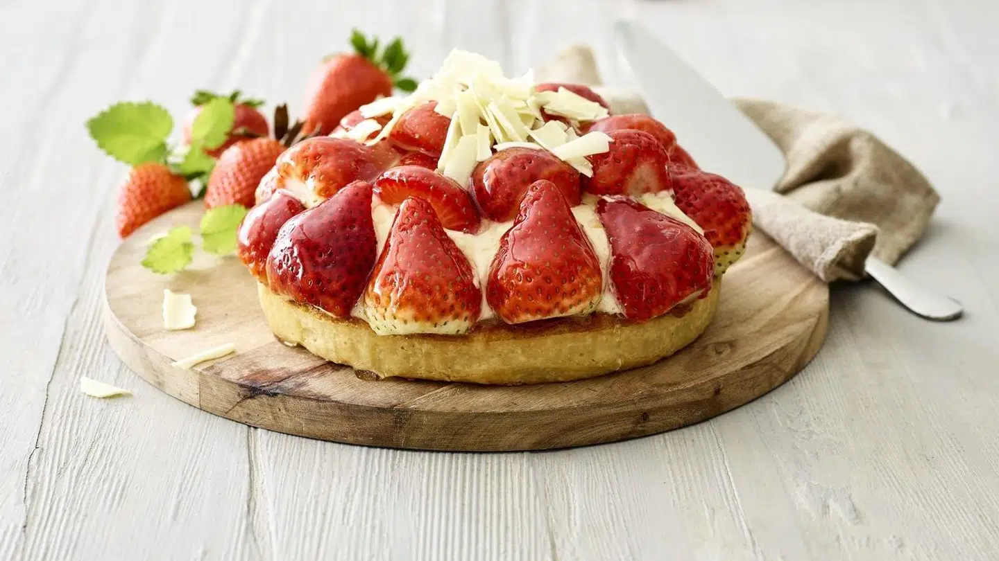 Danskerne spiser flere jordbærtærter.