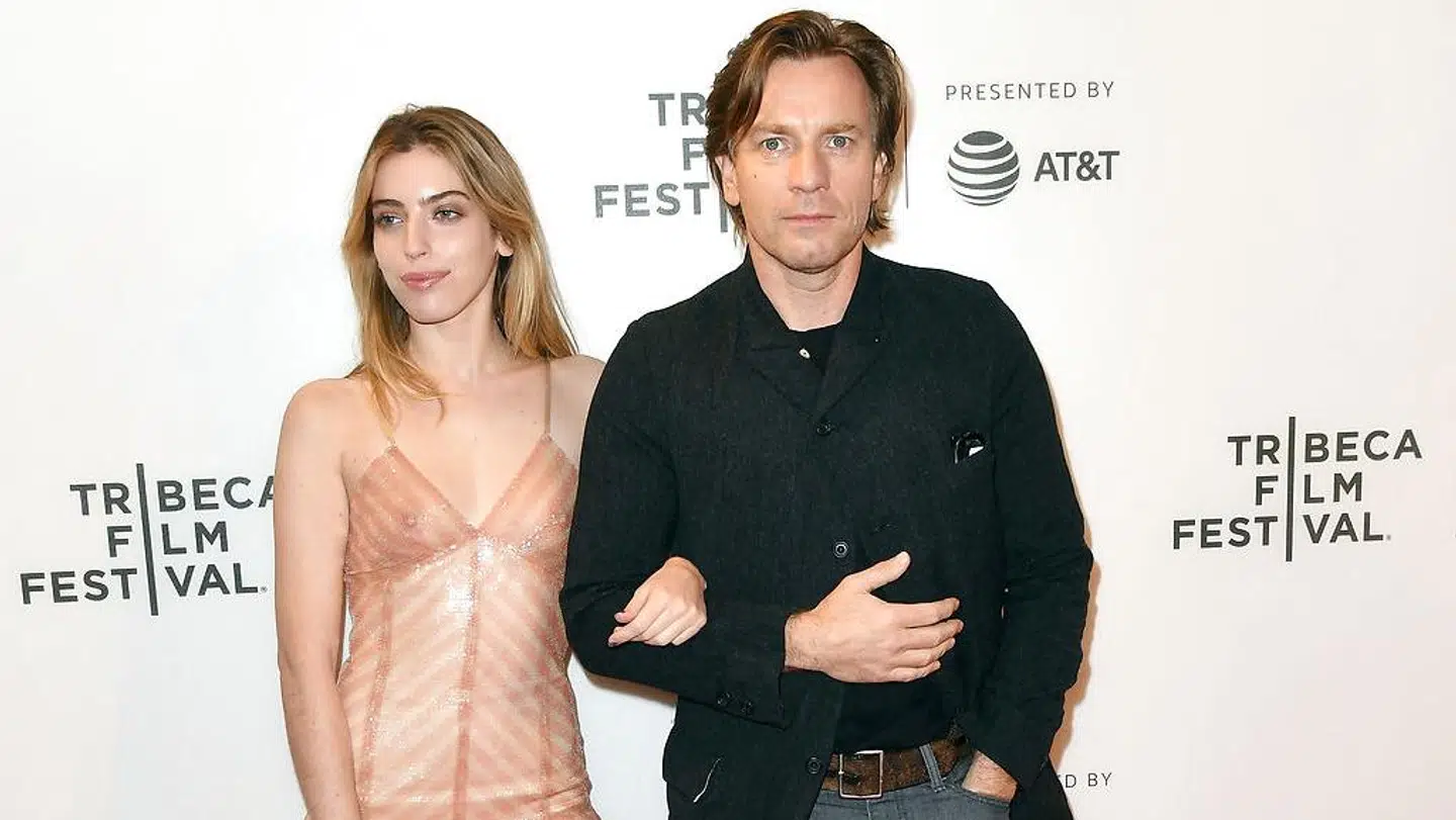 Arkivfoto af Clara McGregor og hendes far, Ewan McGregor.