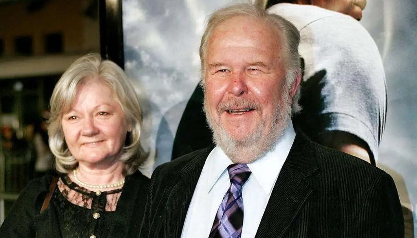 Skuespilleren Ned Beatty med hans kone, Sandra Johnson.