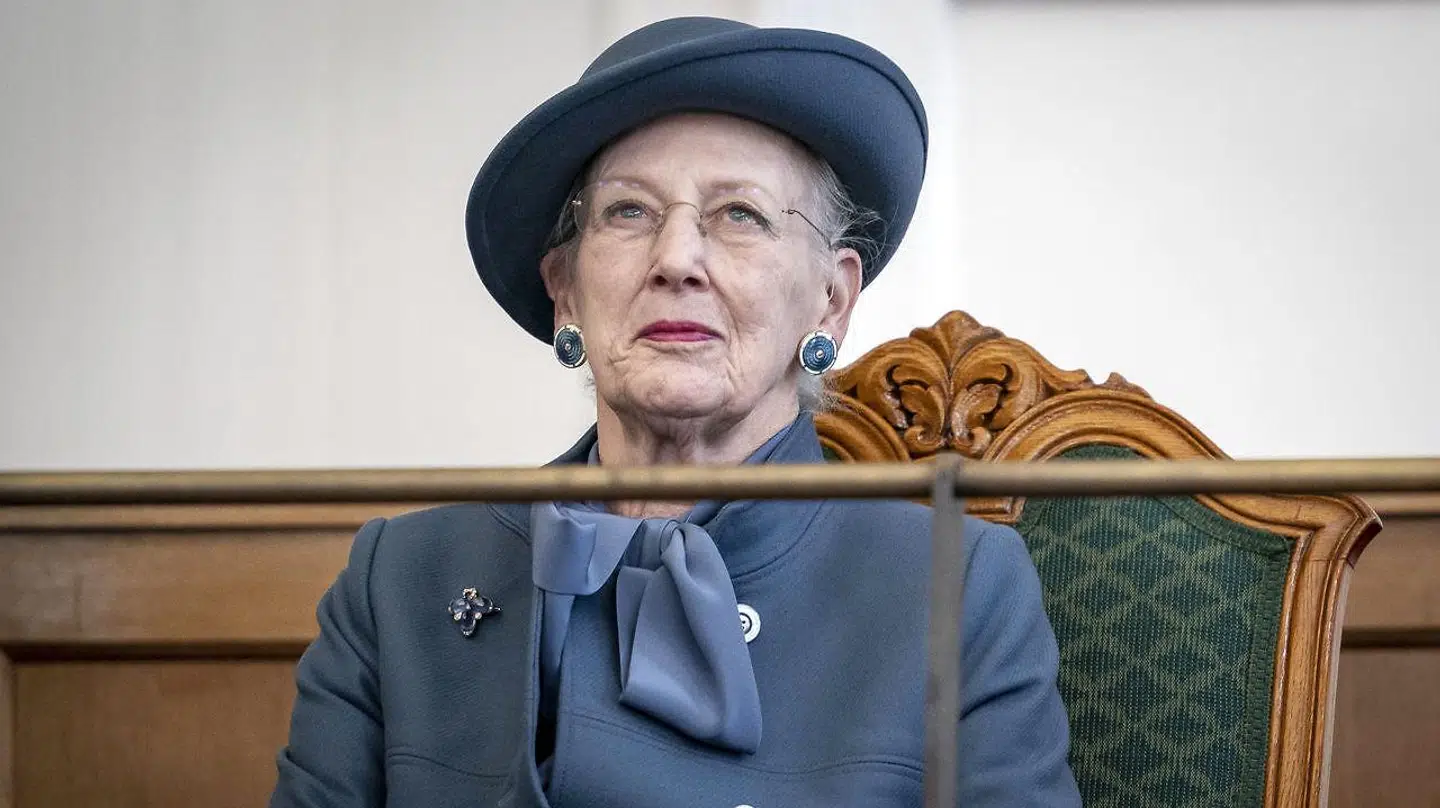 Dronning Margrethe under Folketingets åbning på Christiansborg i København i 2020.