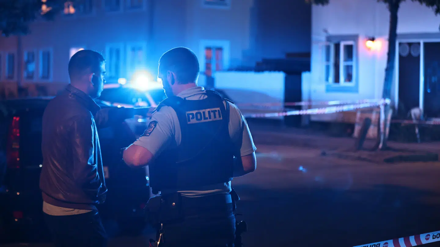 En mand er stukket to gange med en kniv. Foto: Byrd/Nicklas Fohlmann