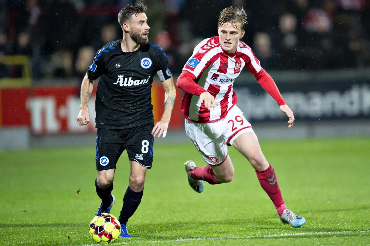 Janus Drachmann opnåede 79 kampe og scorede et mål for OB. (Arkivfoto) Henning Bagger/Ritzau Scanpix