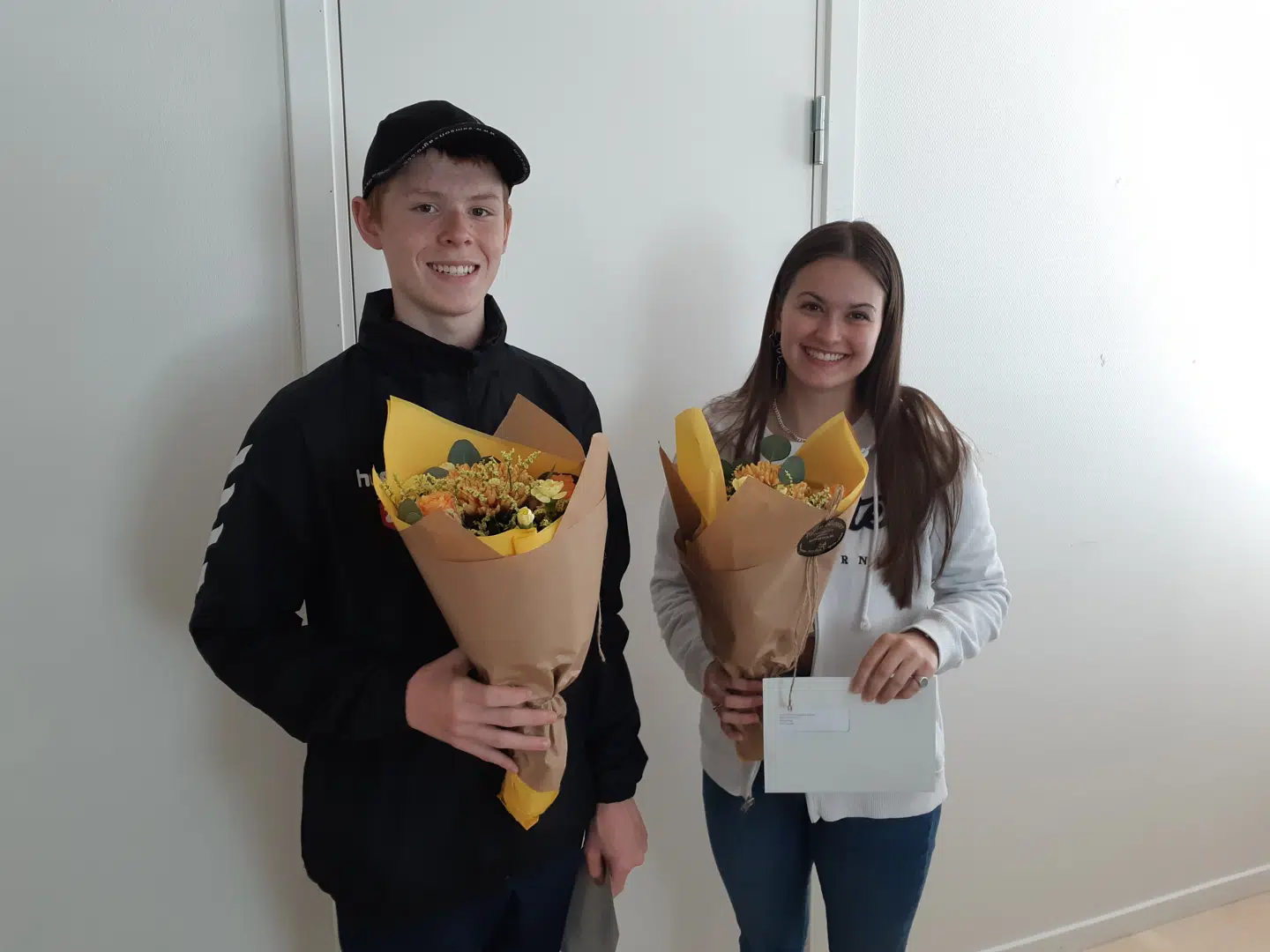 Mathias Nordborg og Emilie Agesen er blevet belønnet for deres indsats.