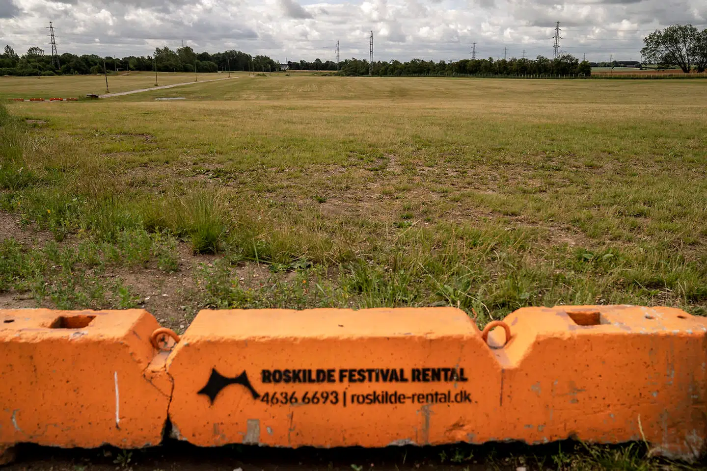 Sådan så Dyrskuepladsen i Roskilde ud på den normale åbningsdag sidste år, hvor festivalen blev aflyst på grund af corona. Foto: Mads Claus Rasmussen/Ritzau Scanpix