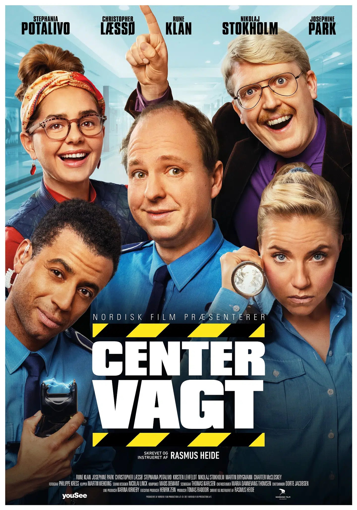 Filmplakaten til 'Centervagt'.