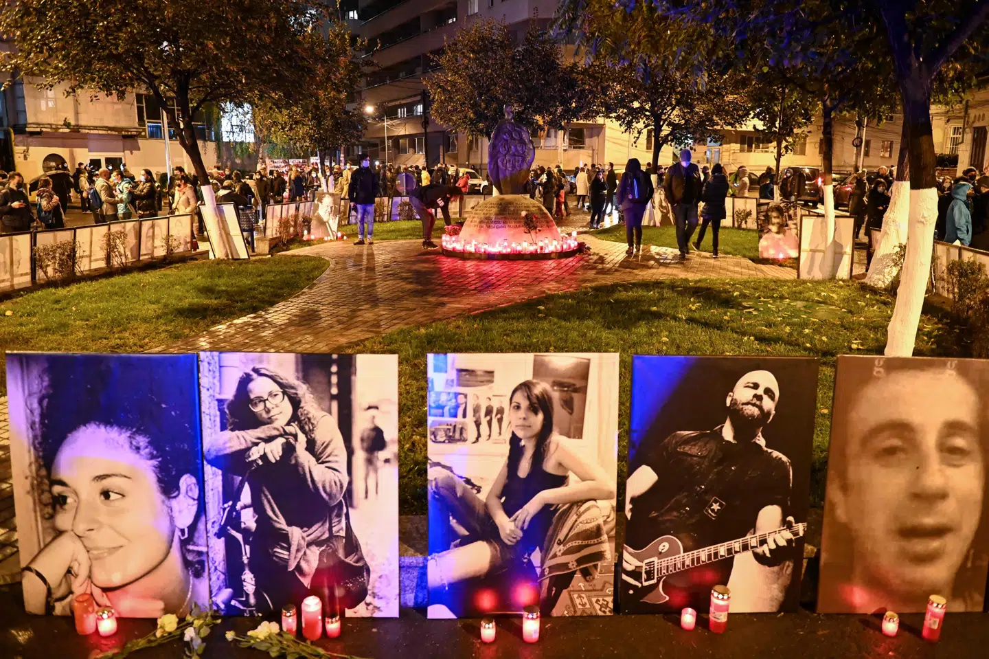 Adskillige omkom i en brand på den rumænske natklub Colectiv, som også er navnet på en dokumentarfilm, som onsdag vandt EU-filmprisen LUX. Daniel Mihailescu/Ritzau Scanpix