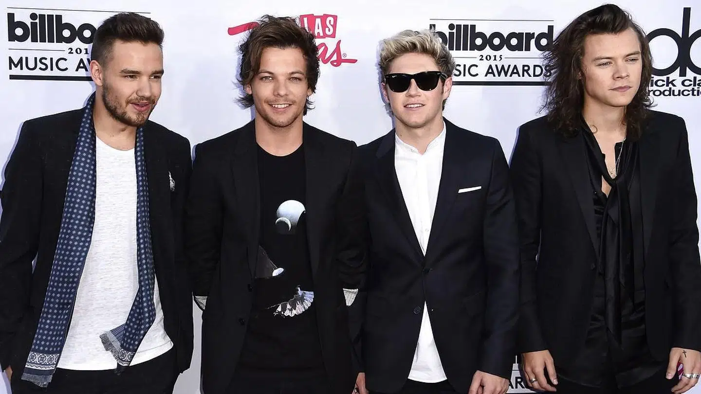Liam Payne med de øvrige medlemmer af 'One Direction', Louis Tomlinson, Niall Horan, og Harry Styles.