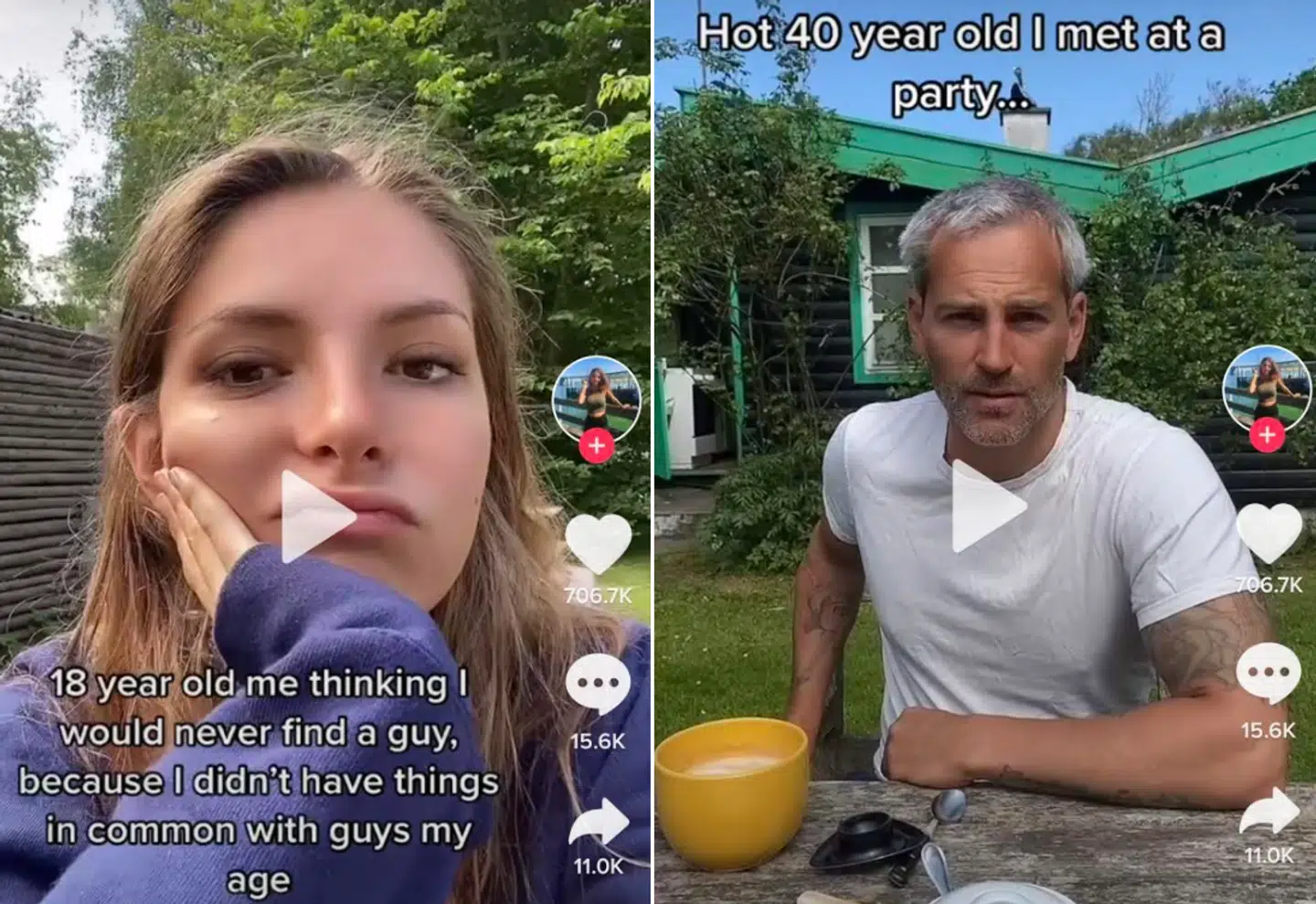 Screenshot fra TikTok.