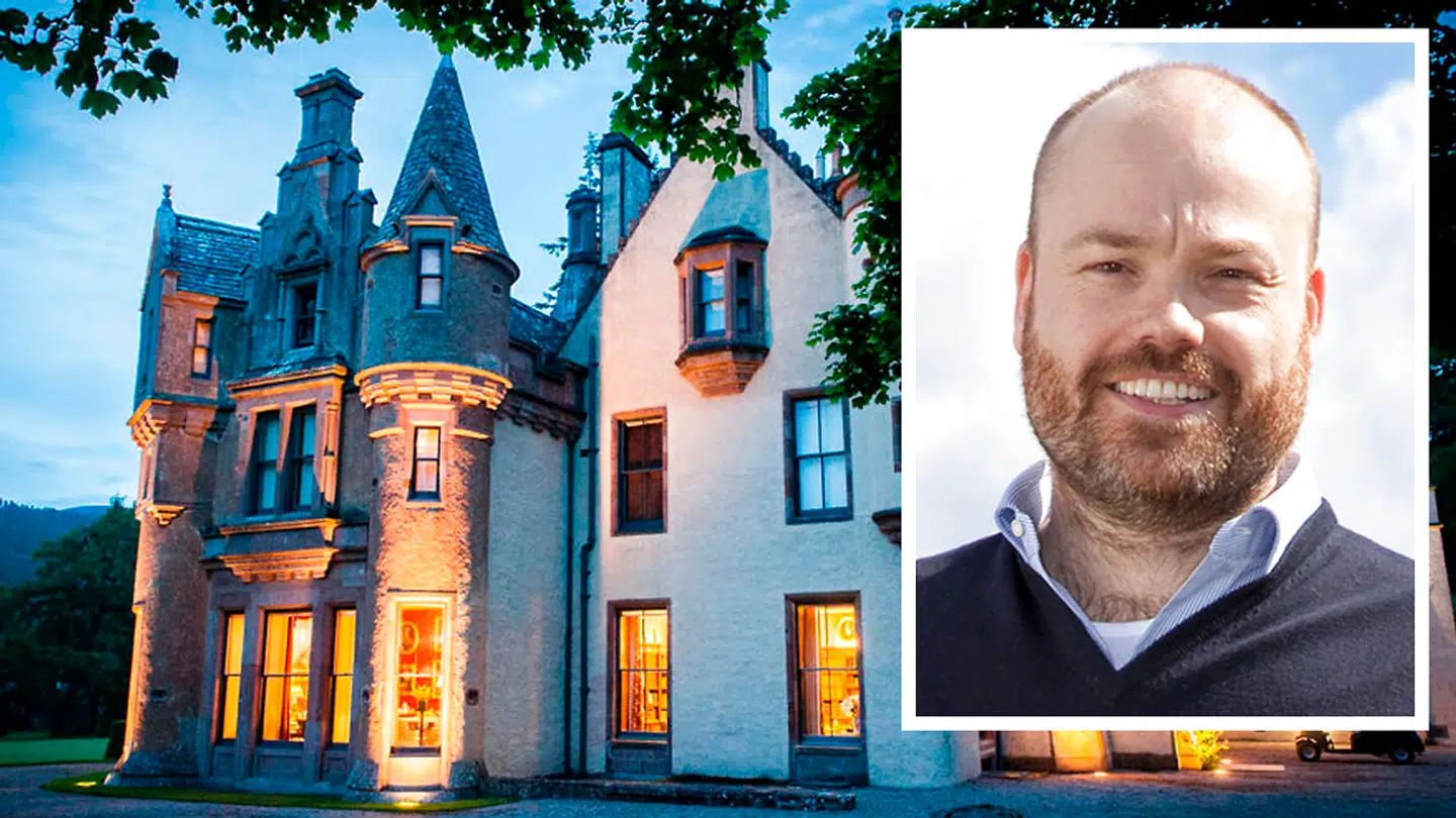 Anders Holch Povlsen ejer så meget jord i Skotland, at de britiske medier omtaler ham som 'kongen af Skotland'. På billedet ses et af hans skotske godser.