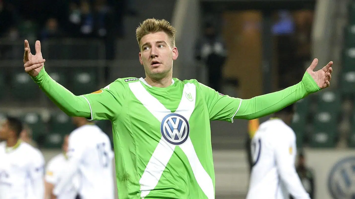 Bendtner var en del af Wolfsburg fra 2014 til 2016.